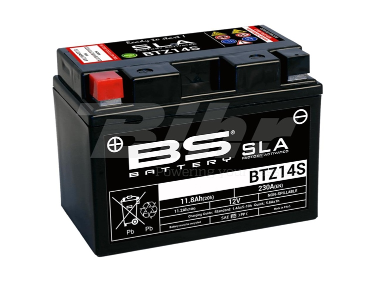 BATERIA BS SLA YTZ 14 S